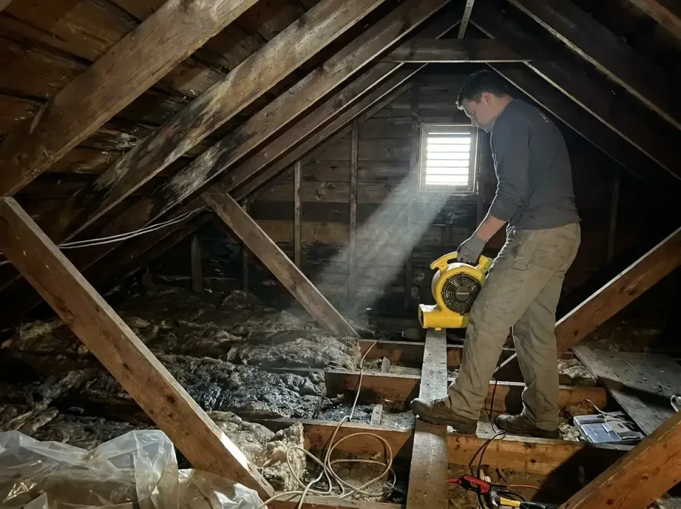attic-water-damage-drying-proc-007 — frequently asked questions, Emergency Water Extraction & 24/7 Flood Response in Redondo…